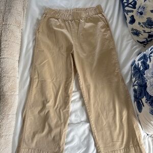 Wide leg chino j.crew pants